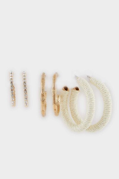 DeFacto Kadın 3'lü Halka Küpe F4056AXNS