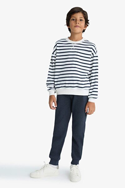 DeFacto Erkek Çocuk Beli Lastikli Okul Jogger Eşofman Altı K8846A625AU