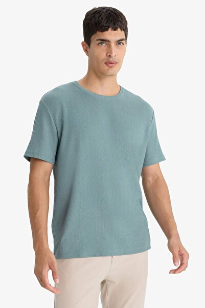 DeFacto Μπλουζάκι με κοντό μανίκι με κανονική εφαρμογή F8480AX25AU