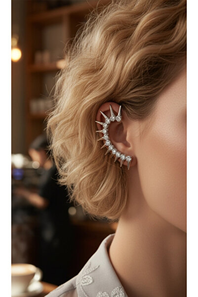 Rednose Tasarım halka sallantılı küpe stil gece abiye zarif şık plaj tatil ta...