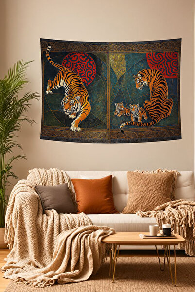 vodler غطاء حائط منقوش على الطراز البوهيمي من عائلة كابيلر