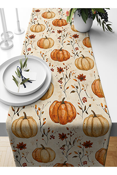 Bertille Home Seria Toamnă 140x40 Cm Runner imprimat digital (Toamna Halloween)