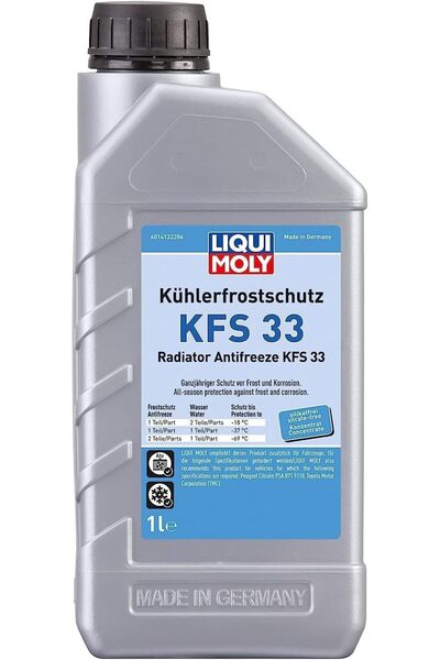 Liqui Moly KFS33 Antifreeze Coolant 1 Liter