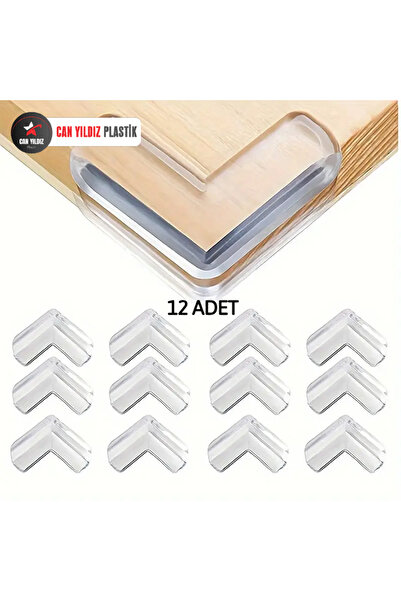 CAN YILDIZ PLASTİK Bebek Çocuk Masa Kenar Köşe Koruyucu 1 2 Adet