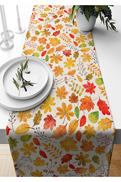 Bertille Home Seria de toamnă - Runner imprimat digital 140x40 cm (toamna de ...