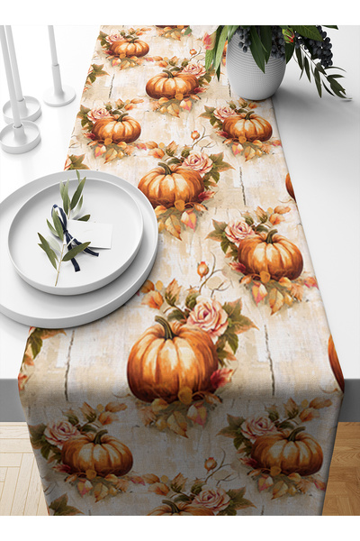 Bertille Home Seria Toamnă 140x40 Cm Runner imprimat digital (Toamna Halloween)