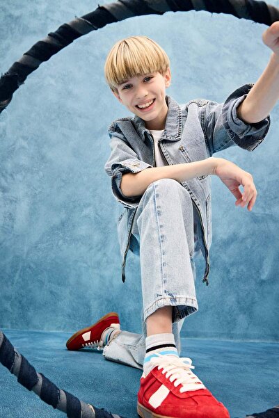 DeFacto Erkek Çocuk Loose Fit Düz Paça Jean Pantolon F3379A825AU