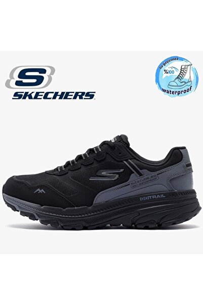 SKECHERS Go Run Trail Altitude 2.0 Pine Ridge 129526 Waterproof Unisex Spor Ayakkabı SİYAH