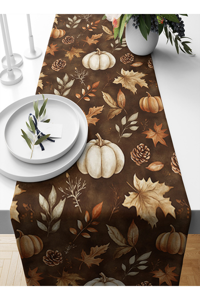 Bertille Home Seria Toamnă 140x40 Cm Runner imprimat digital (Toamna Halloween)
