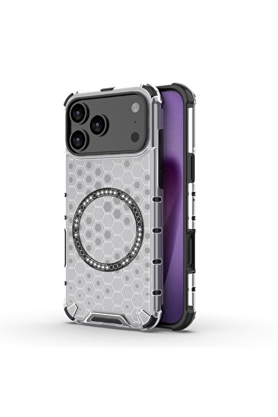 SKYDDAR INNOVATION Θήκη για iPhone 17 Pro Max, HoneyComb Shield MagSafe, Λευκ...