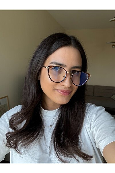 RoseandRoses نظارات فيولا الزرقاء المقاومة للضوء ليوبارد