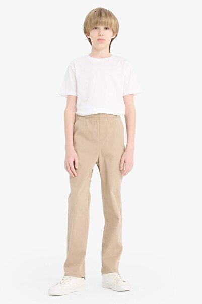 DeFacto Erkek Çocuk Düz Paça Gabardin Okul Pantolonu T8850A625AU