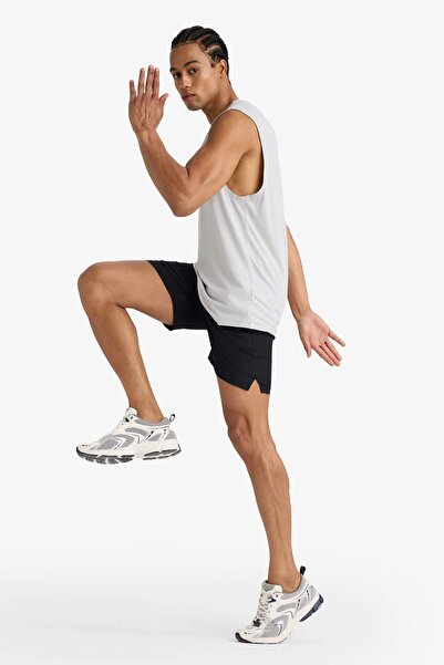 DeFacto DeFactoFit Standard Fit Sportsman Υφαντό σορτς με τσέπες E7520AX25AU