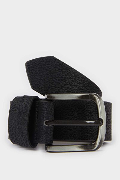 DeFacto Чоловічий прямокутний пряжка зі штучної шкіри для щоденного використання F6807AXNS