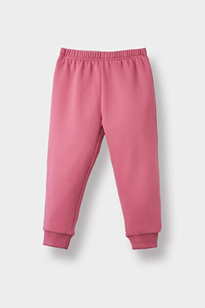 DeFacto Kız Bebek 2'li Takım İçi Yumuşak Tüylü Sweatshirt Eşofman Altı E8360A525AU