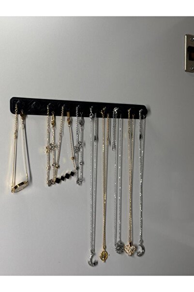 3DreaMaker Takı Kanca Rayı Organizer Askılık 10 Bölmeli Askılık