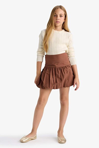 DeFacto Girl's Poplin Skirt F7077A825Au