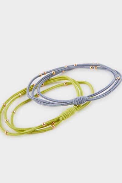 DeFacto Kadın 5'li Renkli Lastik Toka F4256AXNS