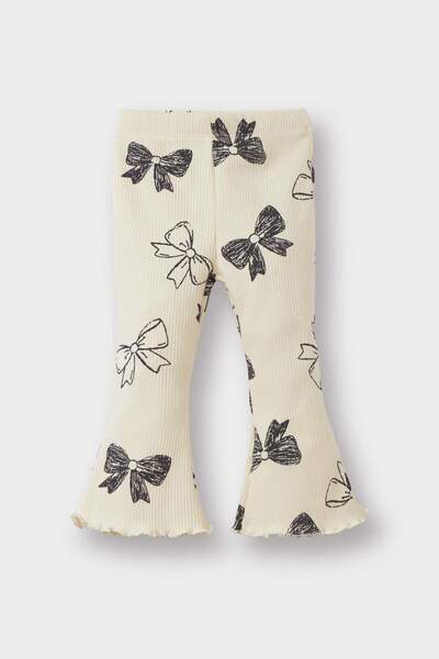 DeFacto Baby Girl 2 Piece Set Bow Patterned Sweatshirt Spanish Leggings F0508A525Au