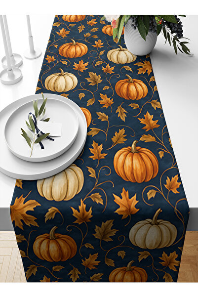Bertille Home Autumn Series 140X40 cm Digital Printed Runner (Halloween Autumn)