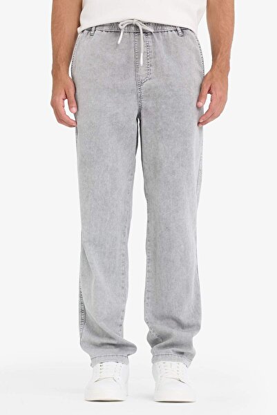 DeFacto Yeni Sezon Wide Leg Geniş Paça Jean Kar Yıkamalı Pantolon