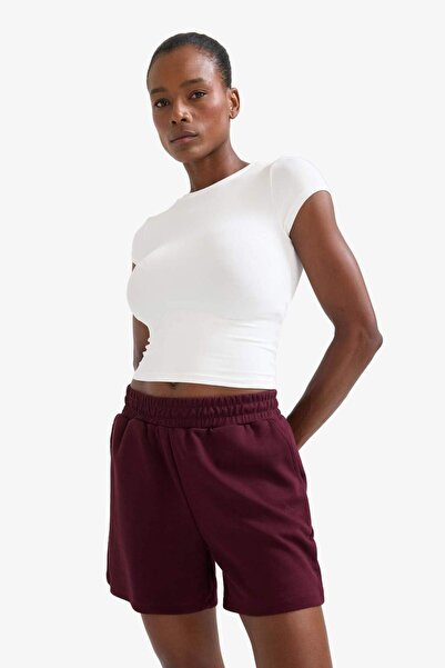 DeFacto DeFactoFit Standart Fit Kısa Paça Modal Şort F5001AX25SM