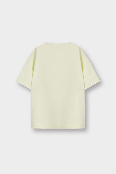 DeFacto Baby Boy Crew Neck Printed Short Sleeve T-Shirt E1076A525Sm