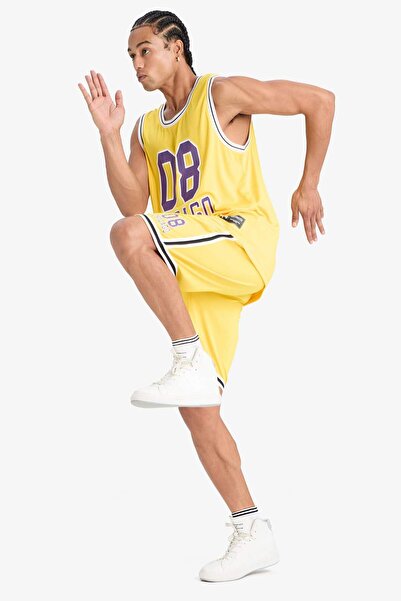 DeFacto DeFactoFit Швидковисихаючі стандартні спортивні шорти з еластичною стрічкою на штанинах E4402AX25HS