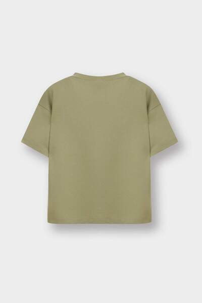 DeFacto Baby Boy Crew Neck Printed Short Sleeve T-Shirt D7928A525Sm