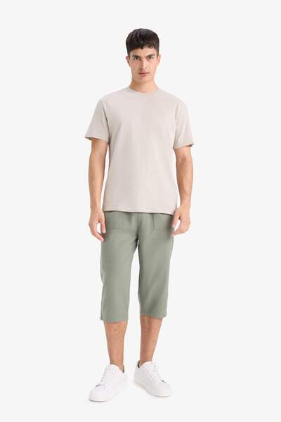 DeFacto Regular Fit Cotton Capri E5348AX25SM
