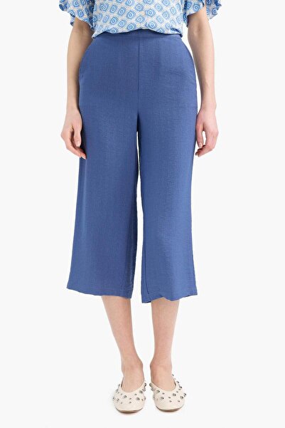 DeFacto Beli Lastikli Basic Düz Cepli Kapri E4390AX25SM