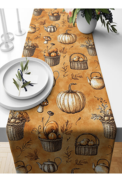 Bertille Home Seria Toamnă 140x40 Cm Runner imprimat digital (Toamna Halloween)