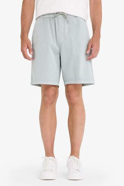 DeFacto Relax Fit Gabardin Bermuda Şort E1242AX25SM
