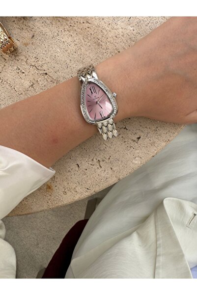Bluemix Aksesuar Serenay Model Rose-Silver Steel Women's Watch