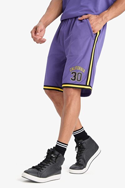 DeFacto DeFactoFit Hızlı Kuruyan Standart Fit Sporcu Esnek Bantlı Paça Şort E4401AX25HS