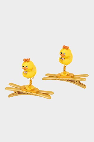 DeFacto Kız Çocuk 2'li Ördekli Saç Tokası F1684A8NS