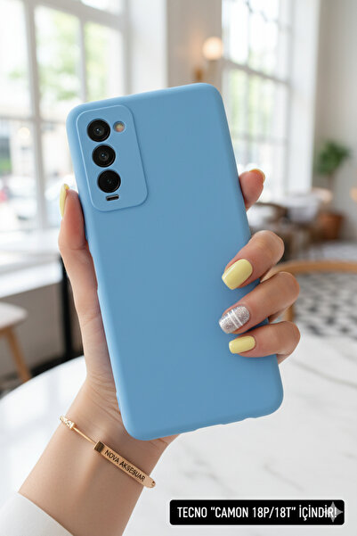 cepmoda TECNO CAMON "18/18P/18T" telefon kılıfı Slim sOft - iNce Esnek Arka K...