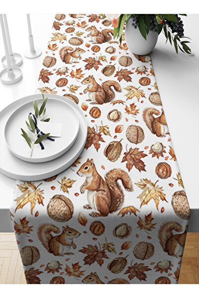 Bertille Home Seria Toamnă 140x40 Cm Runner imprimat digital (Toamna Halloween)