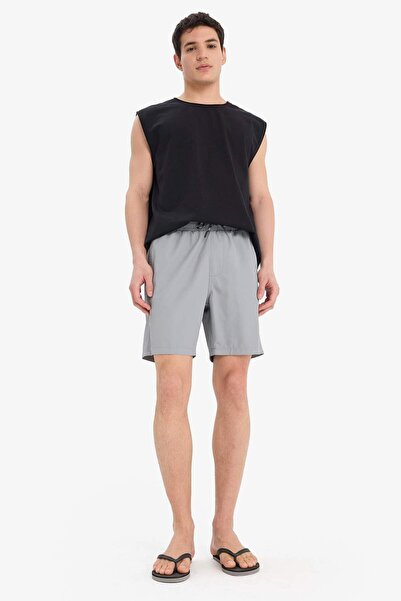 DeFacto Regular Fit Mesh Lined Short Length Swim Shorts B7255Ax25Hs