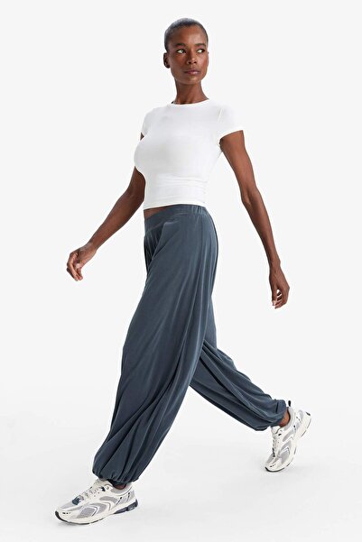 DeFacto DeFactoFit Oversize Wide Fit Τυπικό μέγεθος Modal Παντελόνι F4545AX25SM