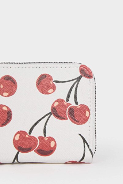 DeFacto Kadın Meyve Baskılı Suni Deri Cüzdan F6793AXNS