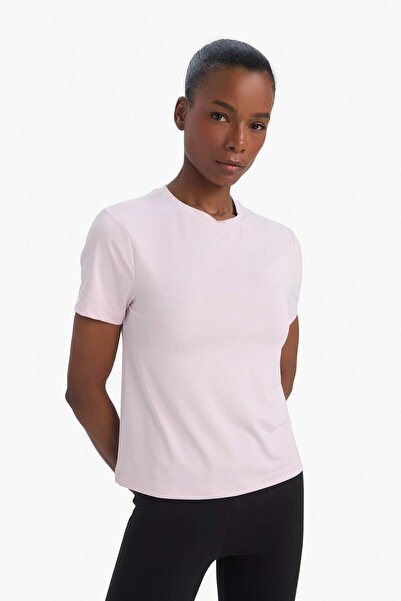 DeFacto Μπλουζάκι με κοντό μανίκι DeFactoFit Standard Fit Crew Neck Basic Plain Athlete D2296AX25SP