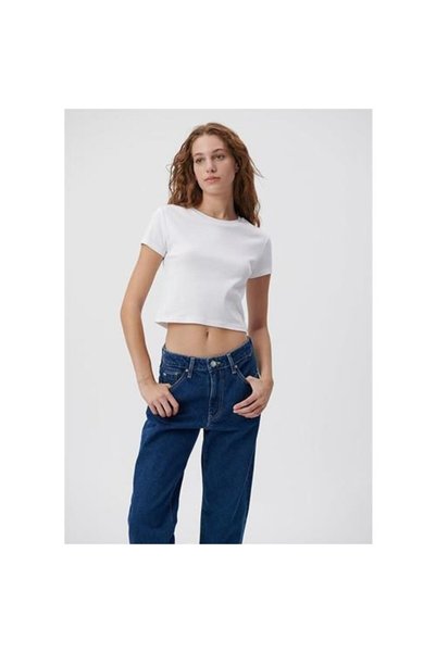 Mavi Round Neck Basic Tee