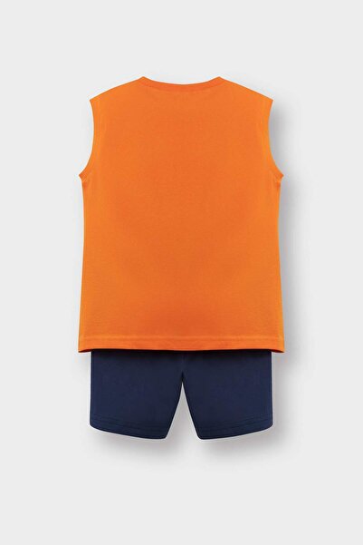 DeFacto Erkek Bebek 2li Takım Deniz Baskılı Atlet Beli Lastikli Şort E2455A525SM