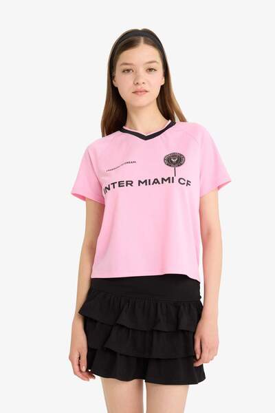 DeFacto Coool MLS Regular Fit Sırt Baskılı Forma Kumaş Kısa Kollu Tişört F2892AX25SM