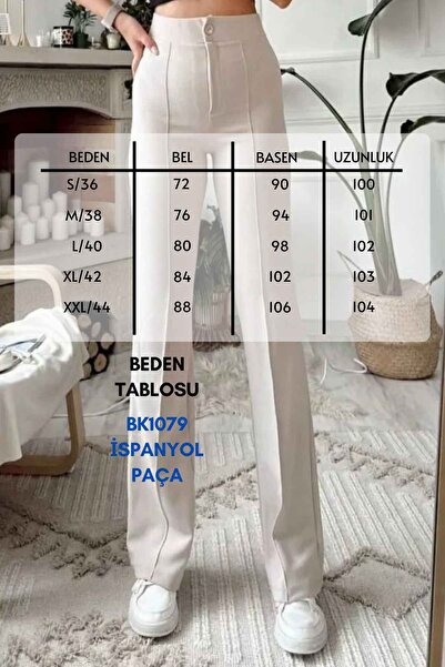 Balenbi Women's High Waist Flared Palazzo Trousers 1079