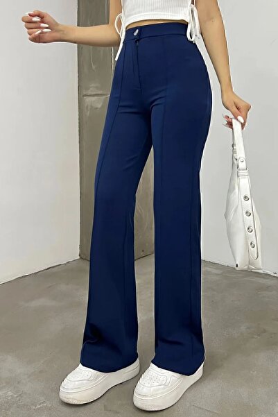 Balenbi Жіночі брюки-палаццо з високою талією 1079 - Іспанські штани