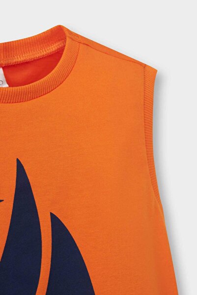 DeFacto Erkek Bebek 2li Takım Deniz Baskılı Atlet Beli Lastikli Şort E2455A525SM