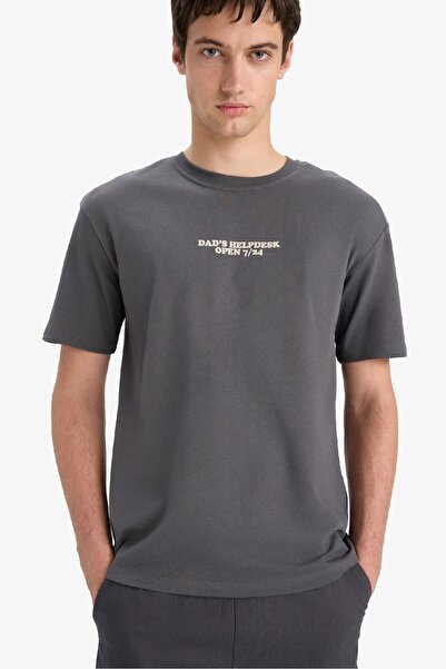 DeFacto Μπλουζάκι με κοντό μανίκι από 100% βαμβάκι F6313AX25SM