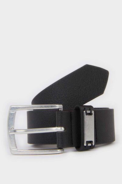 DeFacto Băiat Copil Curea de zi cu cataramă dreptunghiulară din piele artificială F6941A8NS